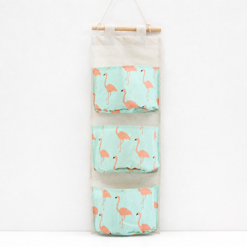 CouldNook Three-Pocket Hanging Organizer - Animal Grid Pattern Choices