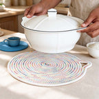CouldNook Cat Ear Rope Table Mat - Round