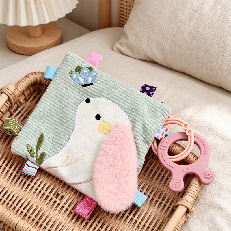 Bird Sensory Comfort Cloth with Ribbon Tabs