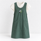 CouldNook Embroidered Cotton Apron - Three Soft Color Options