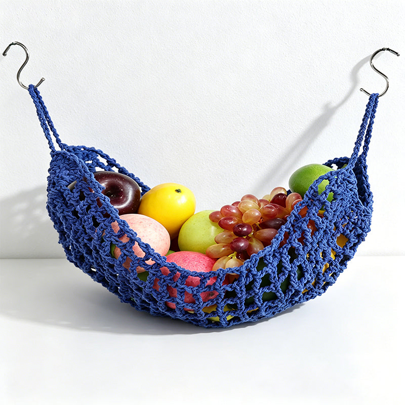 CouldNook Flat Woven Utility Storage Net - Pastoral Hanging Organizer