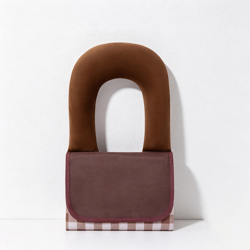 CouldNook Plaid Foldable Picnic Mat - Broad Carry Handle