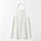 CouldNook Plain Bib Apron - Essential Light Kitchen Cover