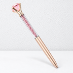 CouldNook Gem Top Ballpoint Pen - Clear Decorative Barrel and Facets