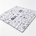 CouldNook Doodle Picnic Mat - Roll-Up Handled Bundle Collection