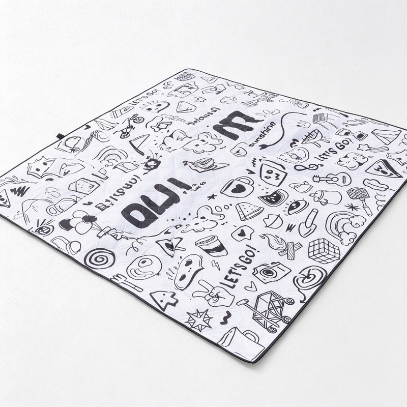 CouldNook Doodle Picnic Mat - Roll-Up Handled Bundle Collection