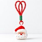 CouldNook Christmas Plush Charm - Festive Characters and Wrapped Cord Loops