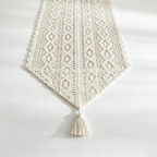 CouldNook Crochet-Look Table Runner - Console Table Accent