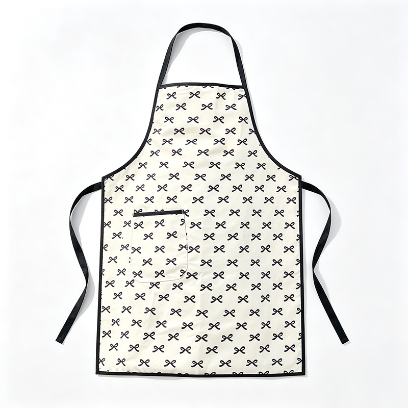 CouldNook Star Print Bib Apron - Crisp Graphic Coverage