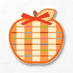 CouldNook Apple Coaster - Printed Bow and Colorful Patchwork Style Patterns