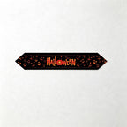 CouldNook Halloween Printed Table Runner‑Tassel Decor Table