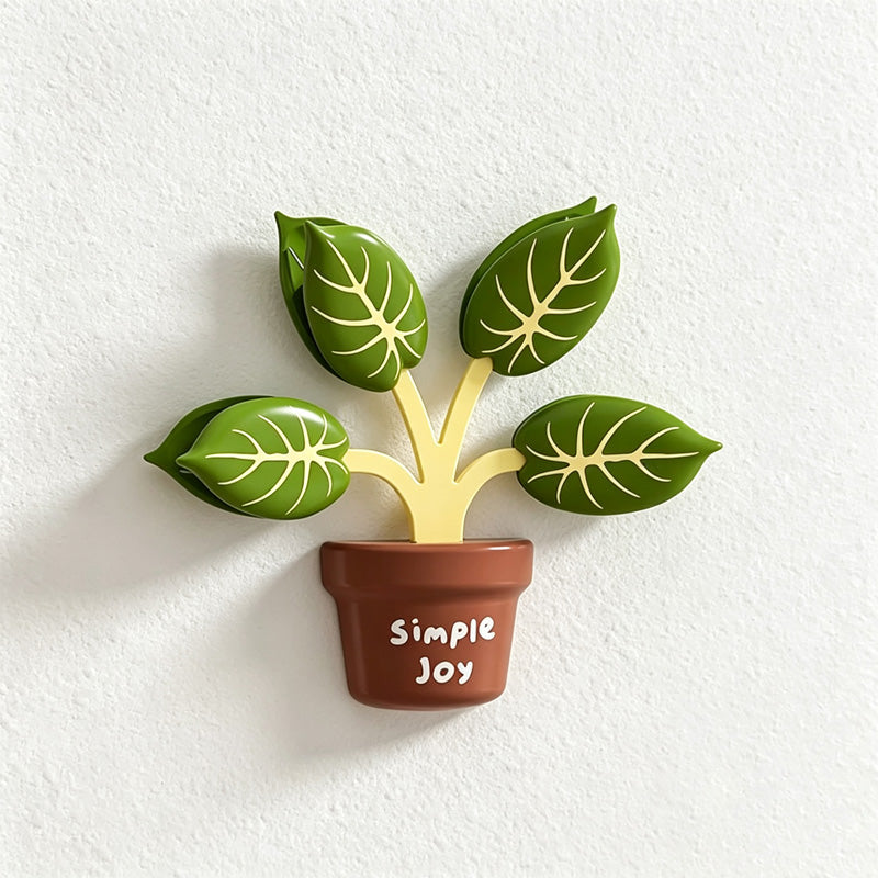CouldNook Potted Leaf Magnetic Bag Clip - Two Color Designs