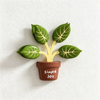 CouldNook Potted Leaf Magnetic Bag Clip - Two Color Designs