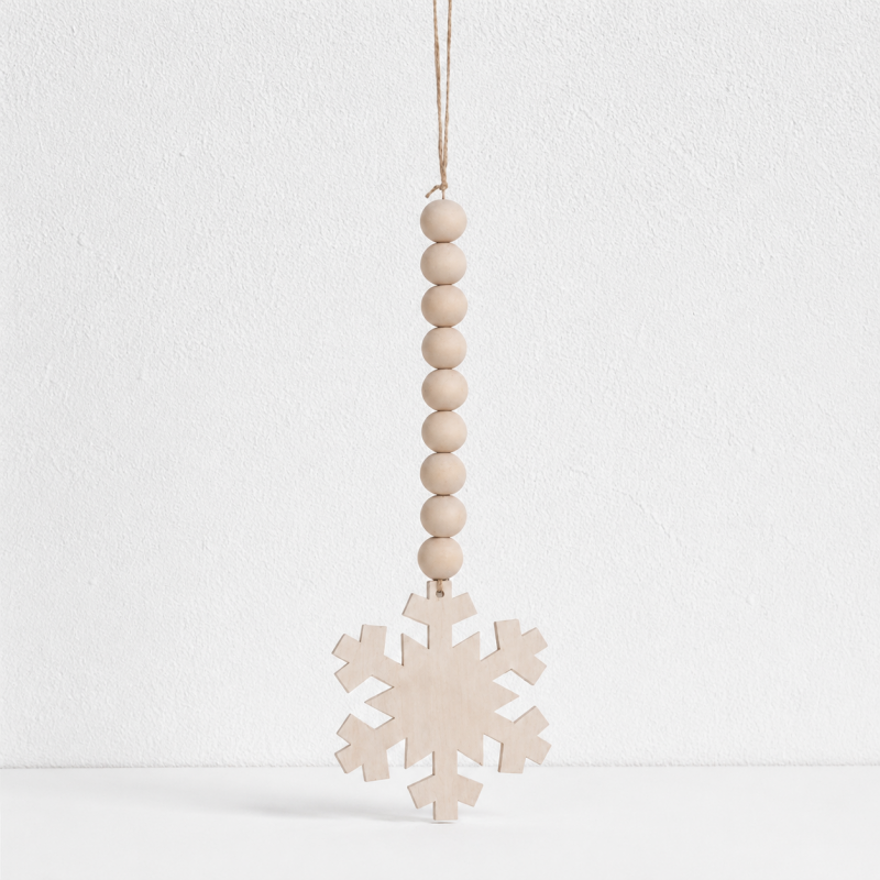 CouldNook Wood Bead Tassel Wall Hanging - Celestial Designs