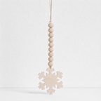 CouldNook Wood Bead Tassel Wall Hanging - Celestial Designs