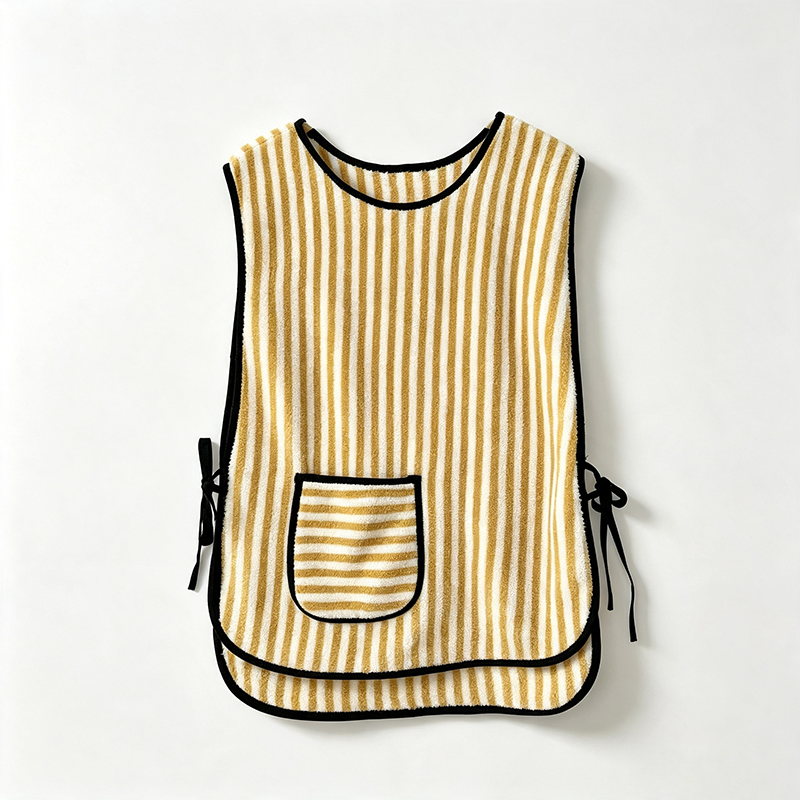 CouldNook Striped Smock Apron - Easy Slipover Kitchen Tunic