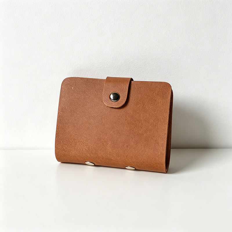 CouldNook A9 Leather Loose-Leaf Journal - Professional Mini Notebook