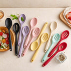 CouldNook Cooking Spoon - Oval Head and Slotted Style Choices