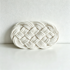 CouldNook Woven Knot Drink Coaster - Warm Table Accent
