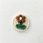 CouldNook Yarn Floral Applique Patch - Three Raised Motif Designs