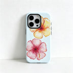 CouldNook Floral Phone Case - Watercolor Flower Pattern Cover