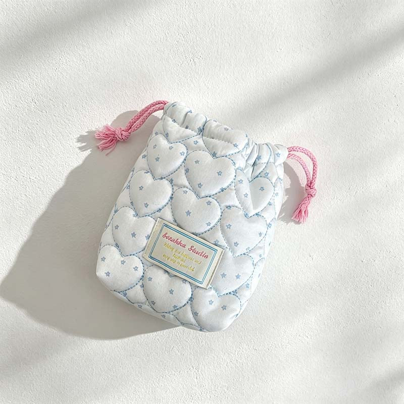 CouldNook Instant Camera Drawstring Pouch - Quilted Star Pattern