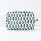 CouldNook Botanical Makeup Pouch - Quilted Box Shape