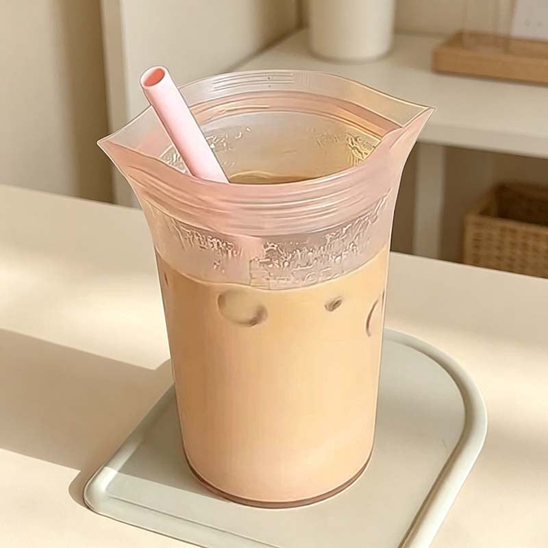 CouldNook Flexible Drinking Cup - Flared Rim Straw Design