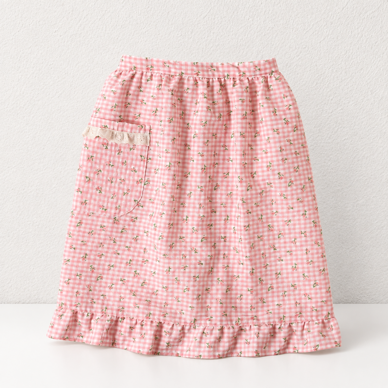 CouldNook Gingham Apron - Full and Half-Length Floral Styles