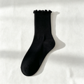 CouldNook Lace Edge Ankle Socks - Gentle Shoe Accent