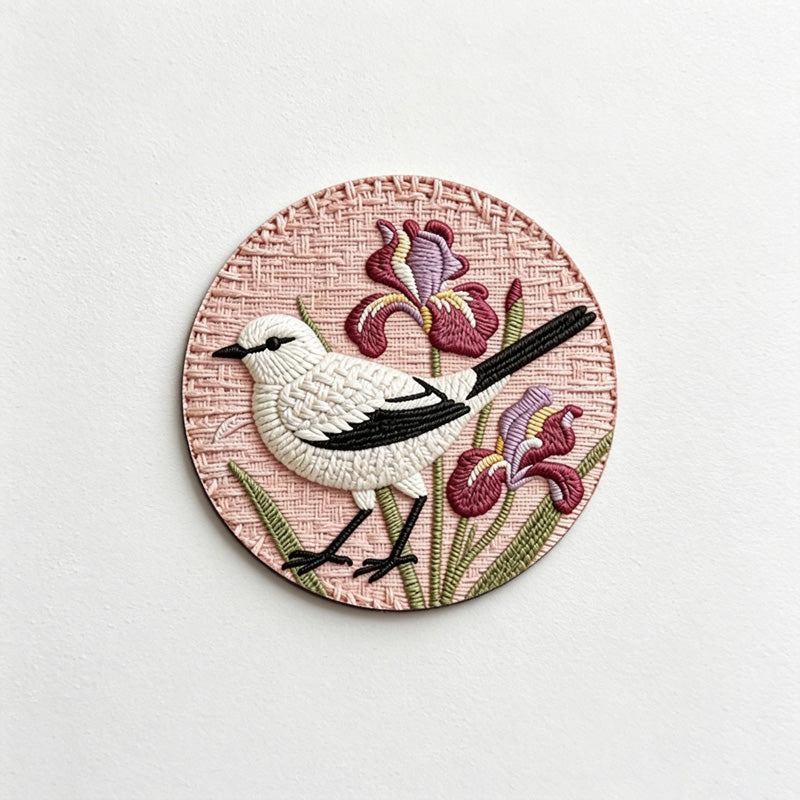 CouldNook Round Printed Placemat - Bird and Floral Designs