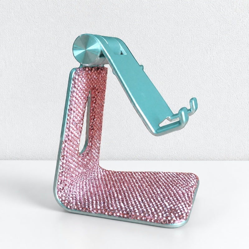 CouldNook Rhinestone Phone Stand - Folding Metal Holder