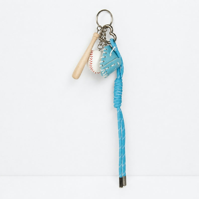 CouldNook Baseball Keychain Charm - Bat Ball and Glove Designs