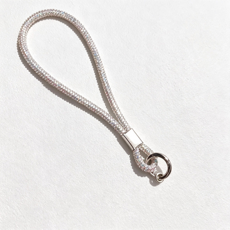 CouldNook Rhinestones Set Phone Strap with Figure-Eight Links
