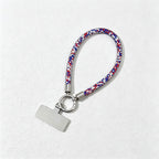 CouldNook Rhinestones Set Wrist Phone Strap with Square RhinestonesAccents