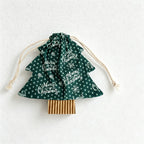 CouldNook Christmas Tree Drawstring Gift Bag - Printed Tree-Shaped Design
