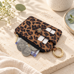 Card Wallet - ID Window and Side Zipper Pocket