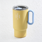 CouldNook Handled Coffee Cup - Bright Colors and Contrasting Rectangular Handle