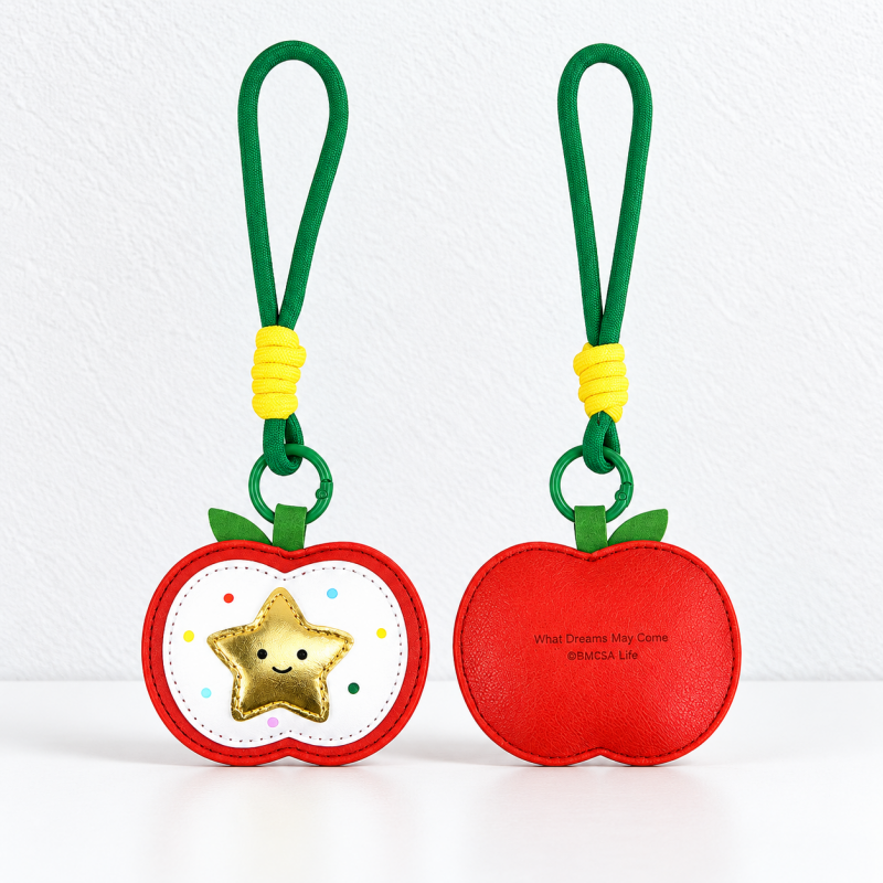 CouldNook Christmas Hanging Charm - Colorful PU Shapes and Cord Loop