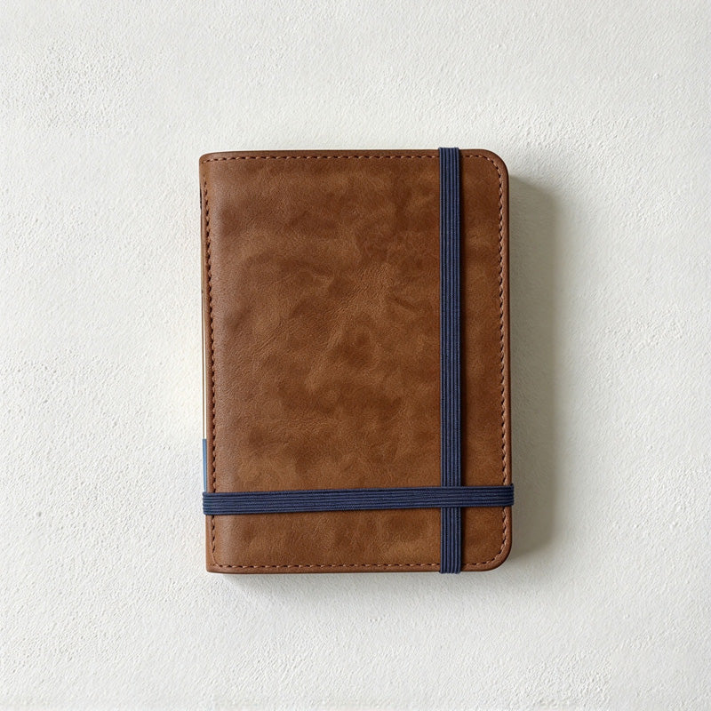 CouldNook Pocket Ring Notebook - Three-Ring Binding and Elastic Wrap Closure