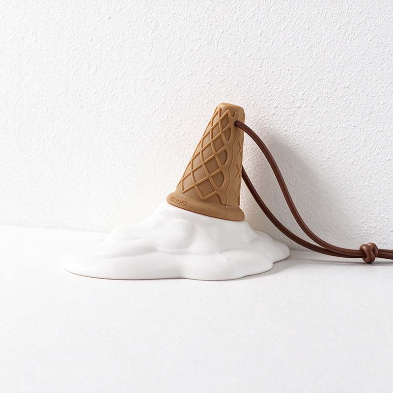 CouldNook Ice Cream Door Stop - Melted Cone Design