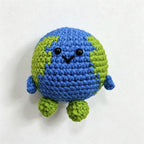 CouldNook Yarn Earth Doll Ornament - Globe Character Options