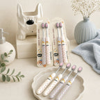 CouldNook Dog Pattern Toothbrush - Wide Head and Clear Handle