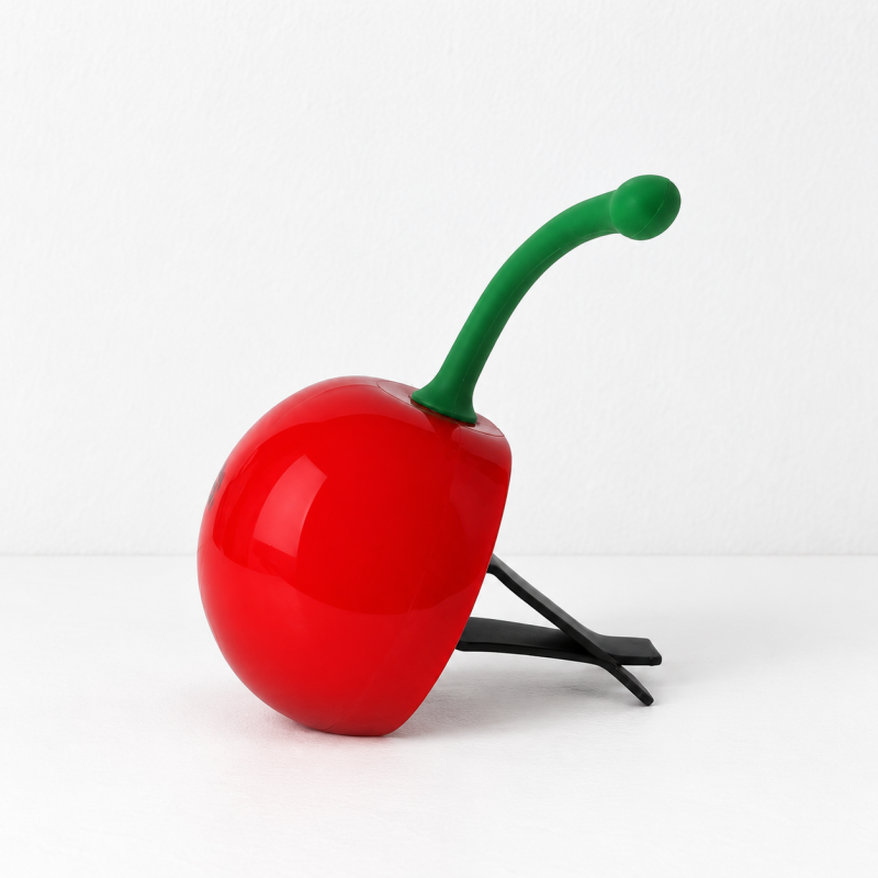 CouldNook Cherry Car Vent Freshener - Curved Green Stem