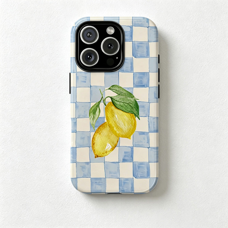 CouldNook Lemon Pattern Phone Case - Fresh Fruit Print Cover