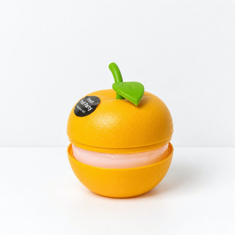 CouldNook Orange Gel Air Freshener - Green Leaf Detail