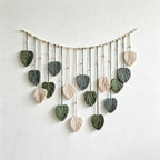 CoodNook Wall Hanging-Handwoven Boho Macrame Photo Display Decor