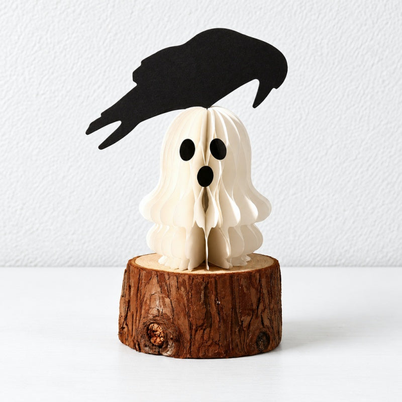 CouldNook Halloween Honeycomb Decoration - Folded Paper Pumpkins And Ghosts