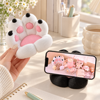 CouldNook Cat Paw Phone Stand - Pink Pads and Rounded Textured Toes