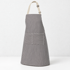 CouldNook Striped Cooking Apron - Adjustable Neck Strap